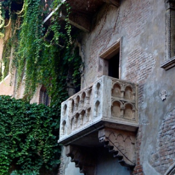 Le balcon de Roméo et Juliette à Vérone