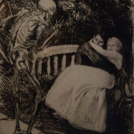 L'Avertissement (de la série «Elle»), (1900-1901 eau forte.